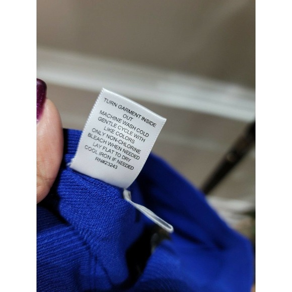 Gabrielle Union Women's Blue Rayon And Nylon Knee Lenght Skirt Size X-Small - Picture 8 of 9